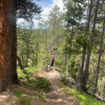 Heidi on a trail. 2019-06-30_Canyon_Village-Sandra-23