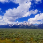 Love how the Tetons just pop out of the valley floor. 2019-07-04_Jackson_Hole-20
