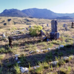 Quite a few gravesites have replacement headstones. I like the fences around the gravesites. 2019-07-21_Tinker_Hill-20