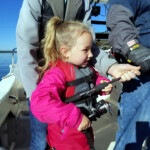 The first catch of the day! 2019-07-25 On The Lake