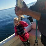 She is happy even when someone else is catching fish. 2019-07-25 On The Lake