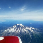 Mt. Rainier Washington 2019-08-23 Seattle to Salt Lake City