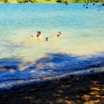 Nolan, David, Tommy, and Luke 2019-08-25 Pineview Reservoir