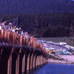 Historic Photo of the Fishing Bridge Fishing Bridge NPS
