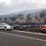 Car fire turned brush fire at Malad Pass Idaho. MaladPass-2019-09-03