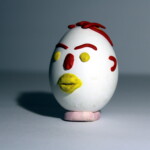 Light my shoulder level on the right. Photography Egg Challenge