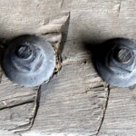The beams were hand hewn, you can see the axe marks. IMG_0217