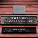 Dents Run Covered Bridge Plaque IMG_0223