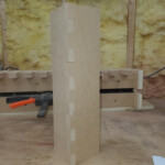 Second test cut, set at 1 inch fingers. Router Finger Joint Jig